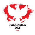 June 1 Indonesian Pancasila Day Unity in Diversity, garuda pancasila indonesia Royalty Free Stock Photo