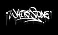 WHITE STONE graffiti tag style design Royalty Free Stock Photo