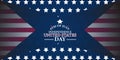 4th of July Independence Day Banner - United States Celebration Background Royalty Free Stock Photo