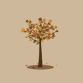 Abstract stylized tree Royalty Free Stock Photo