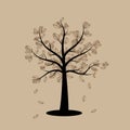 Abstract stylized tree Royalty Free Stock Photo