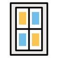 Basic RGB Aperture, deadlight Vector Icon which can easily modify or edit