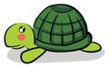 Basic RGB of cute turtle vector illustration Royalty Free Stock Photo