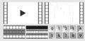 Film retro stripes collection. Countdown frame. Video frame.