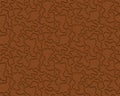 seamless bronze camouflage texture pattern vector. Orange military textile fabric print. Army camo background Royalty Free Stock Photo