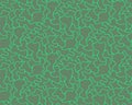 seamless green camouflage texture pattern vector. Military textile fabric print. Army camo background. Royalty Free Stock Photo