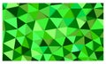 Low poly illustration, Several shades of green vectors blend together for backgrounds. Polygon design pattern. low polygon backgro