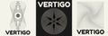 Vertigo. Vector set of hand drawn minimalistic illustration.