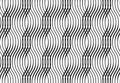 Wave line monochrome pattern background.