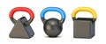 Basic shape kettle bell weight 3D