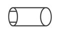 Cylindrical Object Icon: Basic Container Vector Shape, vector design Generative AI Royalty Free Stock Photo