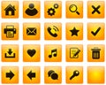 Web buttons / icons Royalty Free Stock Photo