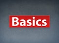 Basics Red Banner Abstract Background