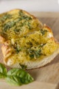 Basil Garlic Bread Royalty Free Stock Photo