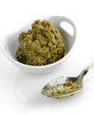 Basil Pesto Sauce Royalty Free Stock Photo