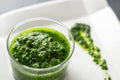 Basil pesto sauce Royalty Free Stock Photo