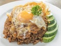 Basil Rice with Fried Egg
