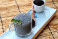 Basil seeds for fiber beverage and raw seed