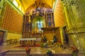 Basilica Altar Christmas Creche Templo Compania Church Oaxaca Mexico