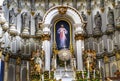 Basilica Altar Monstrance Jesus Painting La Compania Church Puebla Mexico