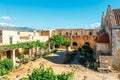 Basilica of Arkadi Monastery on Crete, Greece