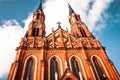 Basilica of the Assumption of the Blessed Virgin Mary in Sokoly, Podlaskie Royalty Free Stock Photo