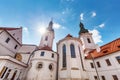 The Basilica of the Assumption of Our Lady in Strahov Monastery, Prague, Czech Republic Royalty Free Stock Photo
