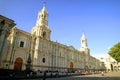 Basilica Cathedral of Arequipa, Spectacular Landmark in the Heart of Arequipa Old City, Peru