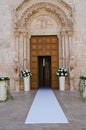 Basilica Cathedral of Conversano. Puglia. Italy. Royalty Free Stock Photo