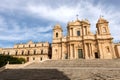 Cathedral of San Nicolo in Baroque style - Noto Sicily Italy Royalty Free Stock Photo
