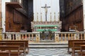 Basilica Cathedral of St. Agata. Gallipoli. Puglia. Italy. Royalty Free Stock Photo