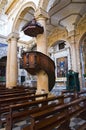 Basilica Cathedral of St. Agata. Gallipoli. Puglia. Italy. Royalty Free Stock Photo