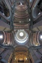 Basilica ceiling in Novara, Italy Royalty Free Stock Photo