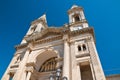 Basilica Church of SS. Cosma e Damiano. Alberobello. Puglia. Italy. Royalty Free Stock Photo