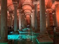 The Basilica Cistern in the city of Istanbul, Turkey