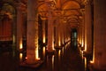 Basilica cistern, Istanbul Royalty Free Stock Photo