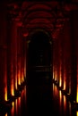 Basilica Cistern, Istanbul, Turkey Royalty Free Stock Photo