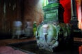 Basilica Cistern - Medusa head Royalty Free Stock Photo