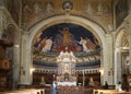 Rome Forum Romanum Basilica Cosma e Damiano- altar Rome Royalty Free Stock Photo