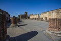 View of the Basilica, Pompeii, Italy Royalty Free Stock Photo