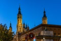 Basilica de Nuestra SeÃÂ±ora del Pilar Cathedral in Zaragoza, Spain Royalty Free Stock Photo