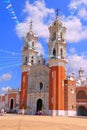 Baroque Shrine of Our Lady of Ocotlan, in Tlaxcala, mexico. I Royalty Free Stock Photo