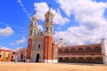 Baroque Shrine of Our Lady of Ocotlan, in Tlaxcala, mexico. II Royalty Free Stock Photo