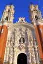 Basilica de ocotlan in tlaxcala X Royalty Free Stock Photo