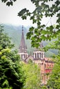 Basilica de Santa Maria in Spain, Covadonga Royalty Free Stock Photo