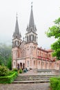 Basilica de Santa Maria in Spain, Covadonga Royalty Free Stock Photo