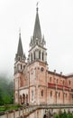 Basilica de Santa Maria in Spain, Covadonga Royalty Free Stock Photo