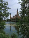 Basilica del Pilar - Zaragoza EspaÃ±a - Across Ebro river