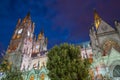 The Basilica del Voto Nacional in Quito Royalty Free Stock Photo