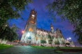 The Basilica del Voto Nacional in Quito Royalty Free Stock Photo